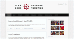 Desktop Screenshot of crimsonrobotics.com